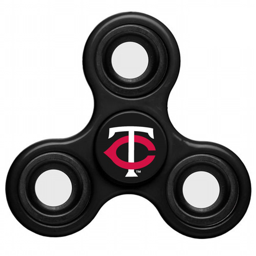 MLB Minnesota Twins 3 Way Fidget Spinner C40 - Black - Click Image to Close